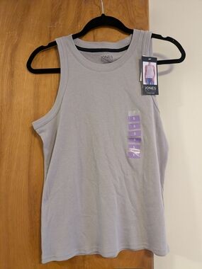 Jones New York Light Gray Tank Top